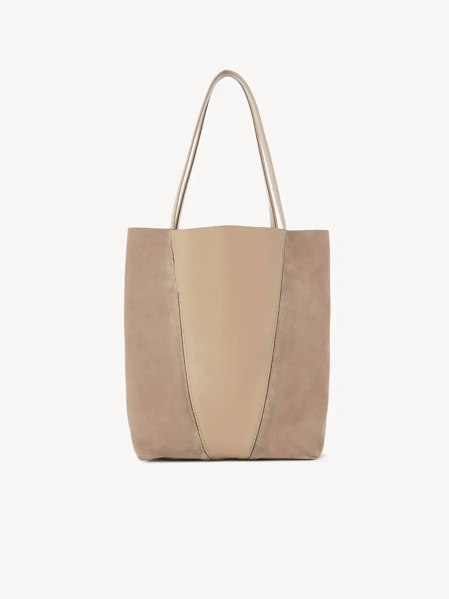 Chloé Chloé Spin tote bag in grained & suede leather | Thumbnail 5 Chloé Chloé Spin tote bag in grained & suede leather | Thumbnail 5
