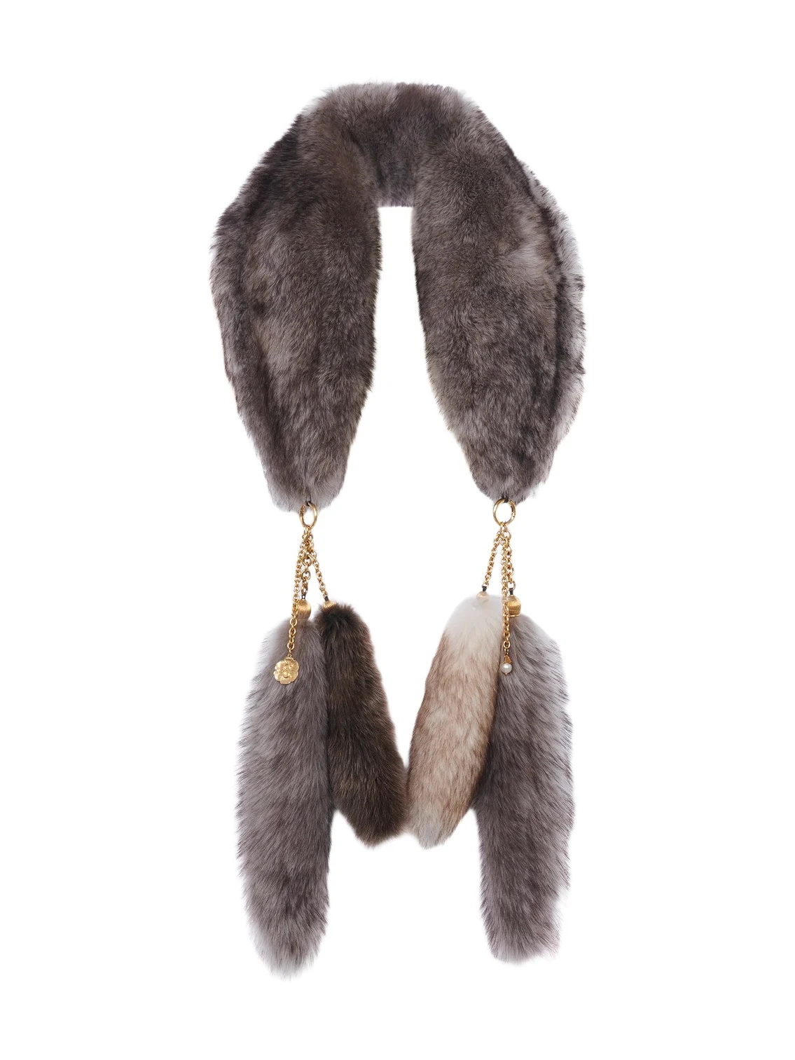 The Treasure Tails scarf in shearling The Treasure Tails scarf in shearling