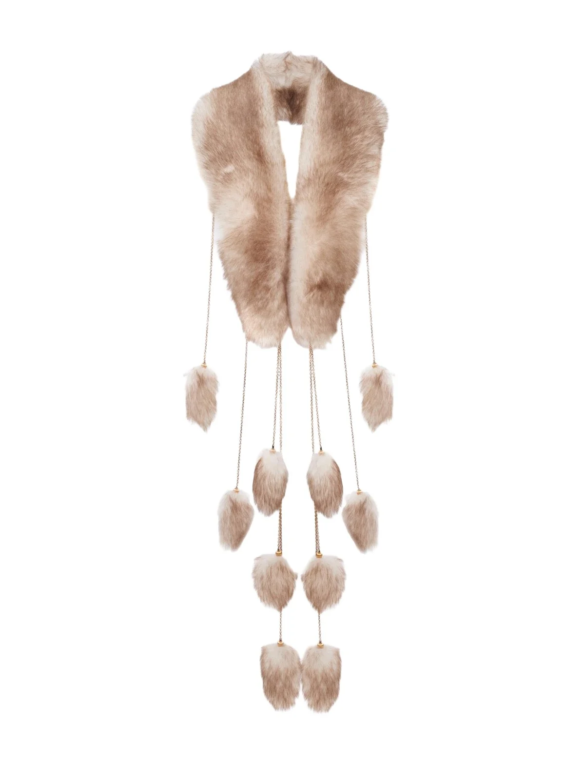 The Treasure Tails scarf in shearling The Treasure Tails scarf in shearling
