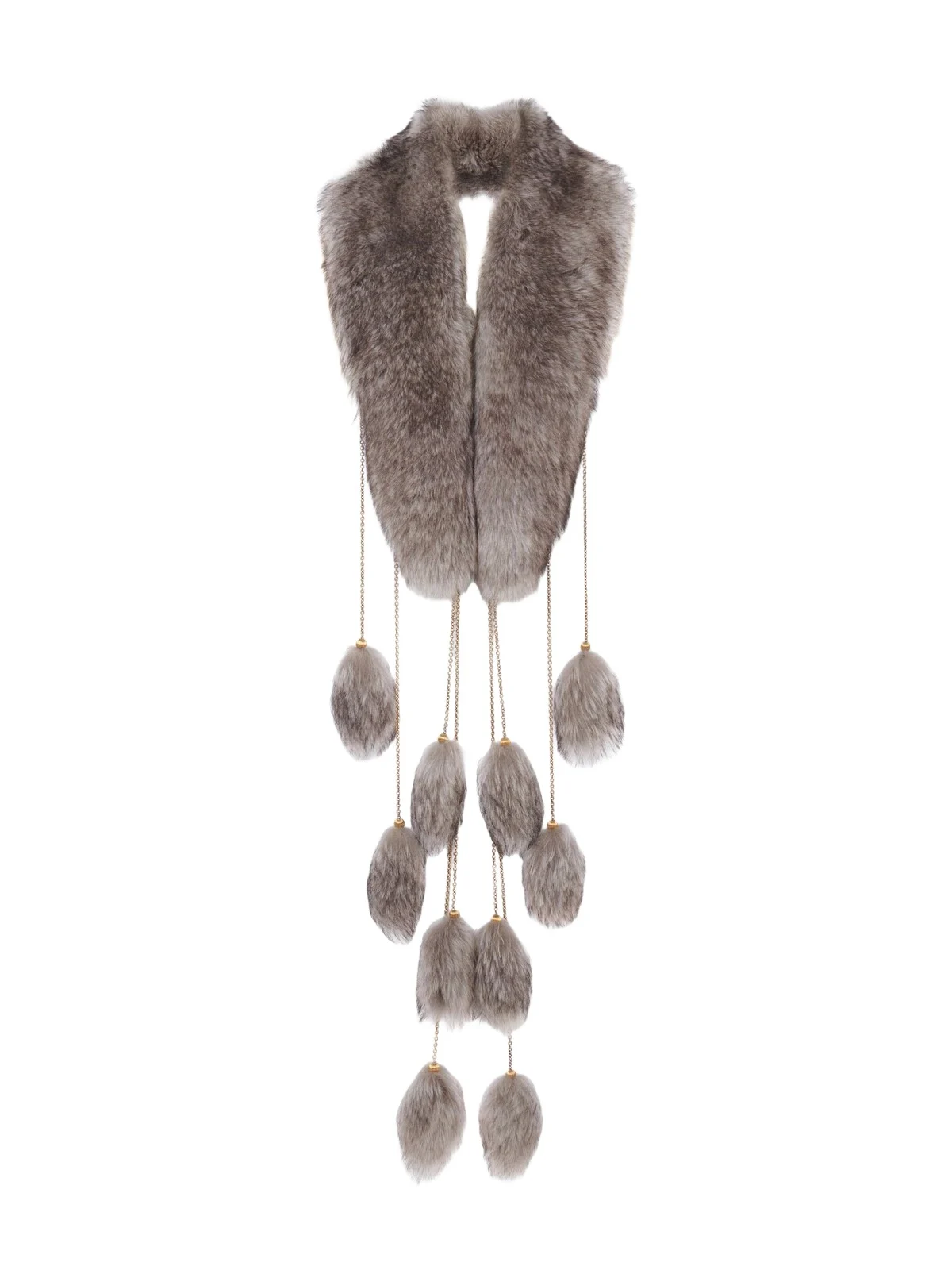 The Treasure Tails scarf in shearling The Treasure Tails scarf in shearling