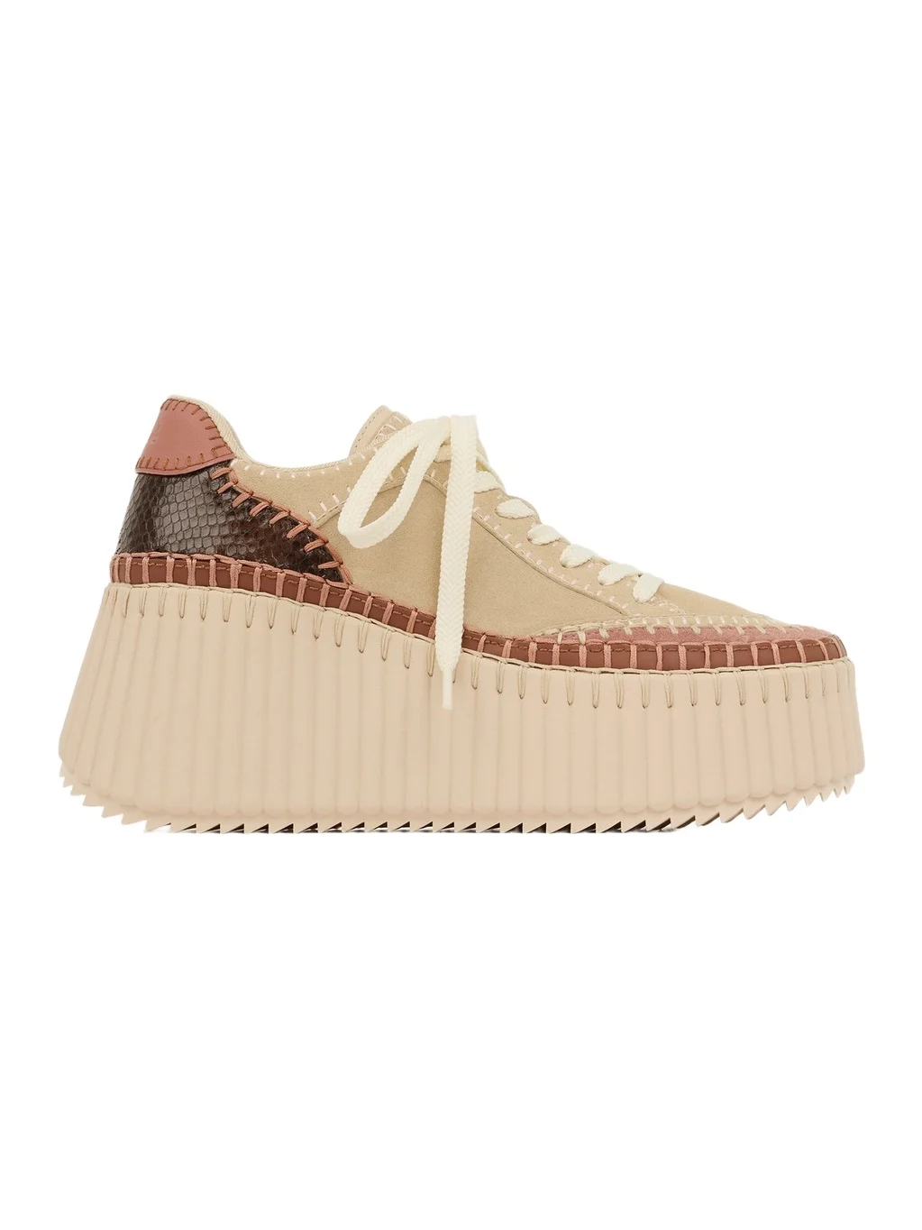 Chloé Nama wedge sneaker