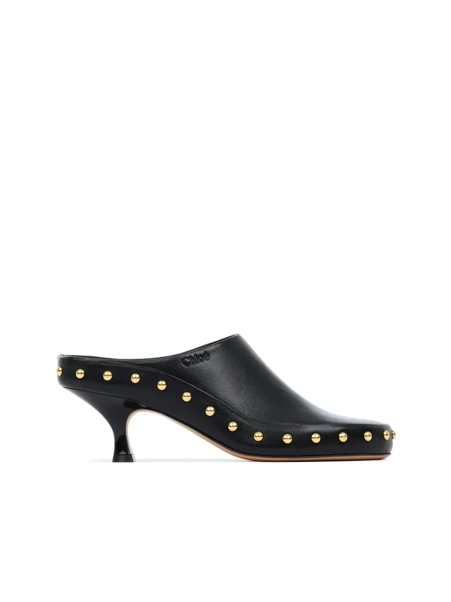 Chloé Junie heeled mule | Thumbnail 2 Chloé Junie heeled mule | Thumbnail 2