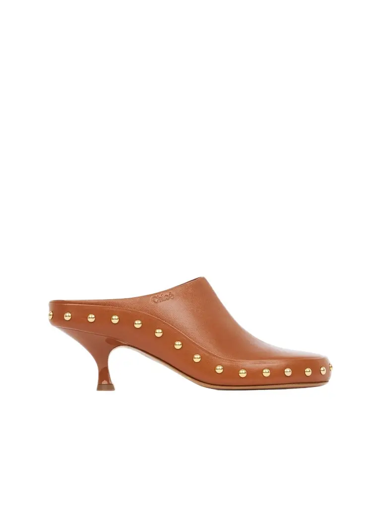 Chloé Junie heeled mule | Image 1 Chloé Junie heeled mule | Image 1