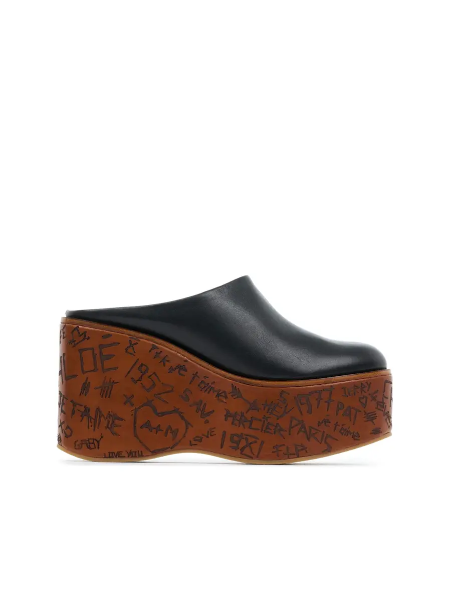 Chloé Maxime wedge mule | Thumbnail 2 Chloé Maxime wedge mule | Thumbnail 2
