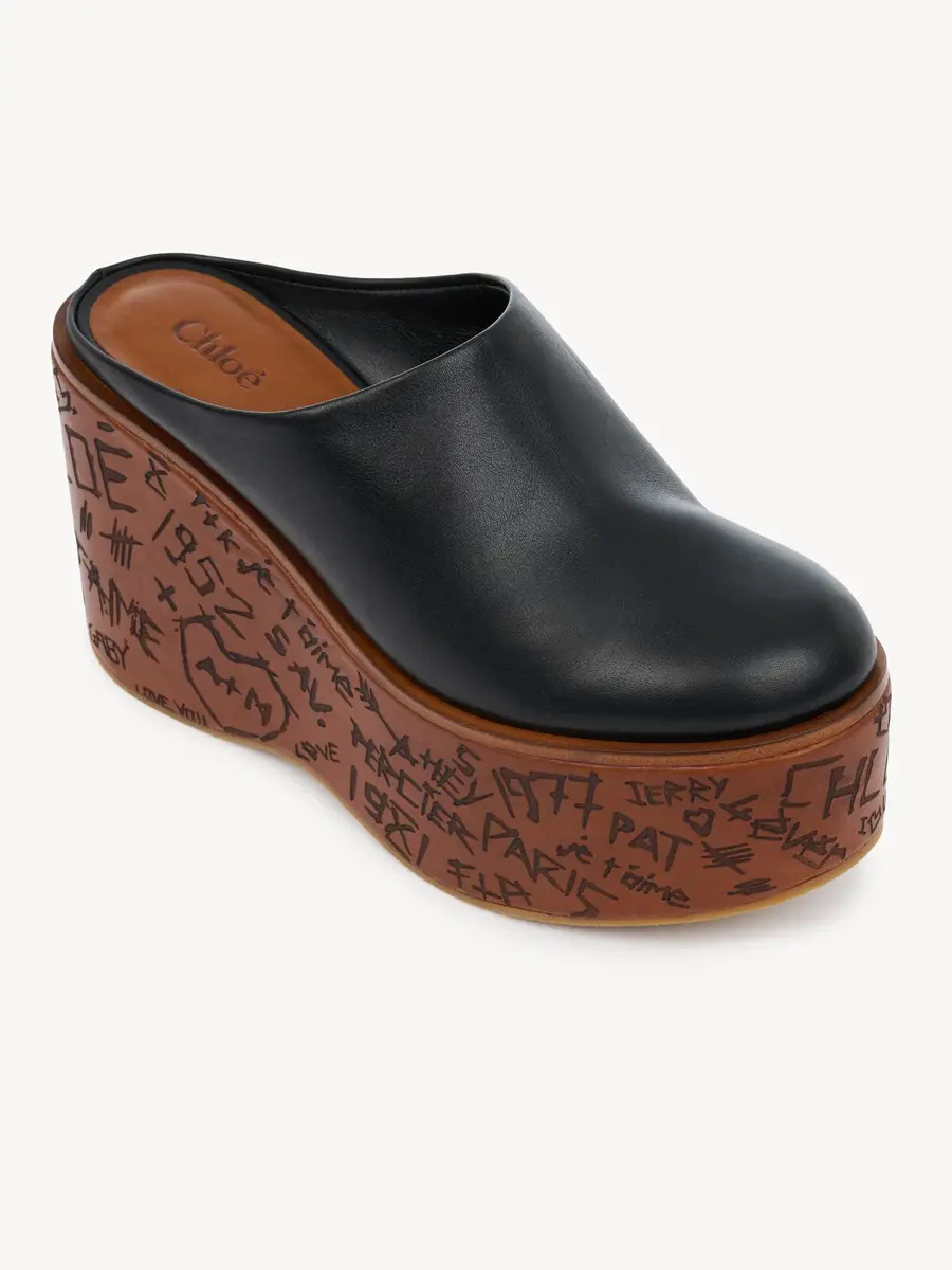 Chloé Maxime wedge mule | Thumbnail 5 Chloé Maxime wedge mule | Thumbnail 5
