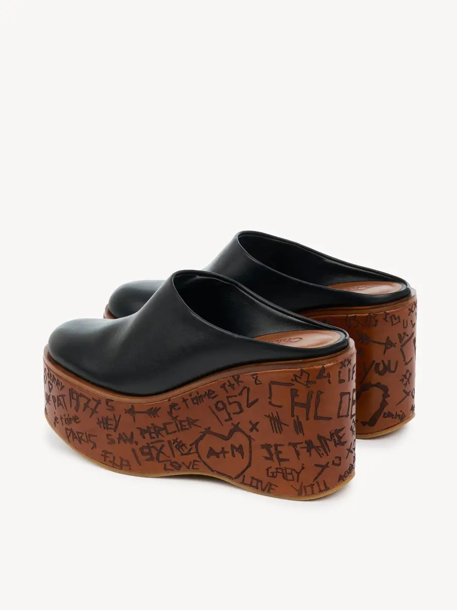 Chloé Maxime wedge mule | Thumbnail 6 Chloé Maxime wedge mule | Thumbnail 6