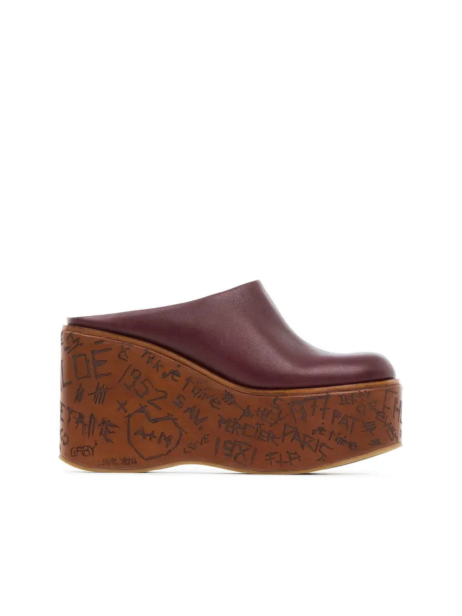 Chloé Maxime wedge mule | Thumbnail 2 Chloé Maxime wedge mule | Thumbnail 2