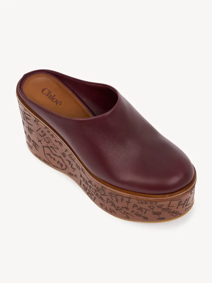 Chloé Maxime wedge mule | Thumbnail 6 Chloé Maxime wedge mule | Thumbnail 6