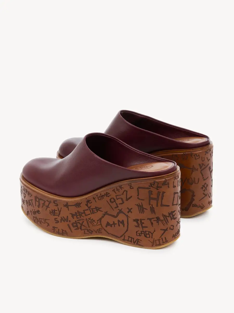 Chloé Maxime wedge mule | Thumbnail 7 Chloé Maxime wedge mule | Thumbnail 7