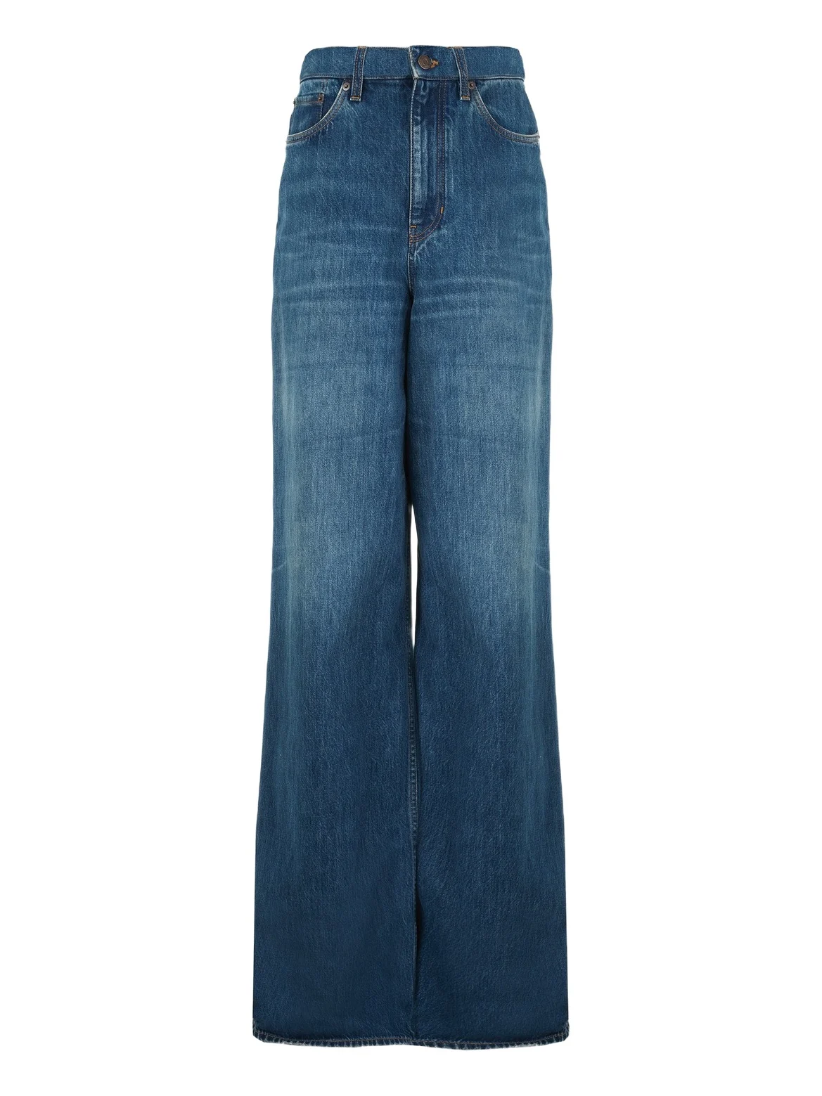 Wide-leg jeans in denim Wide-leg jeans in denim