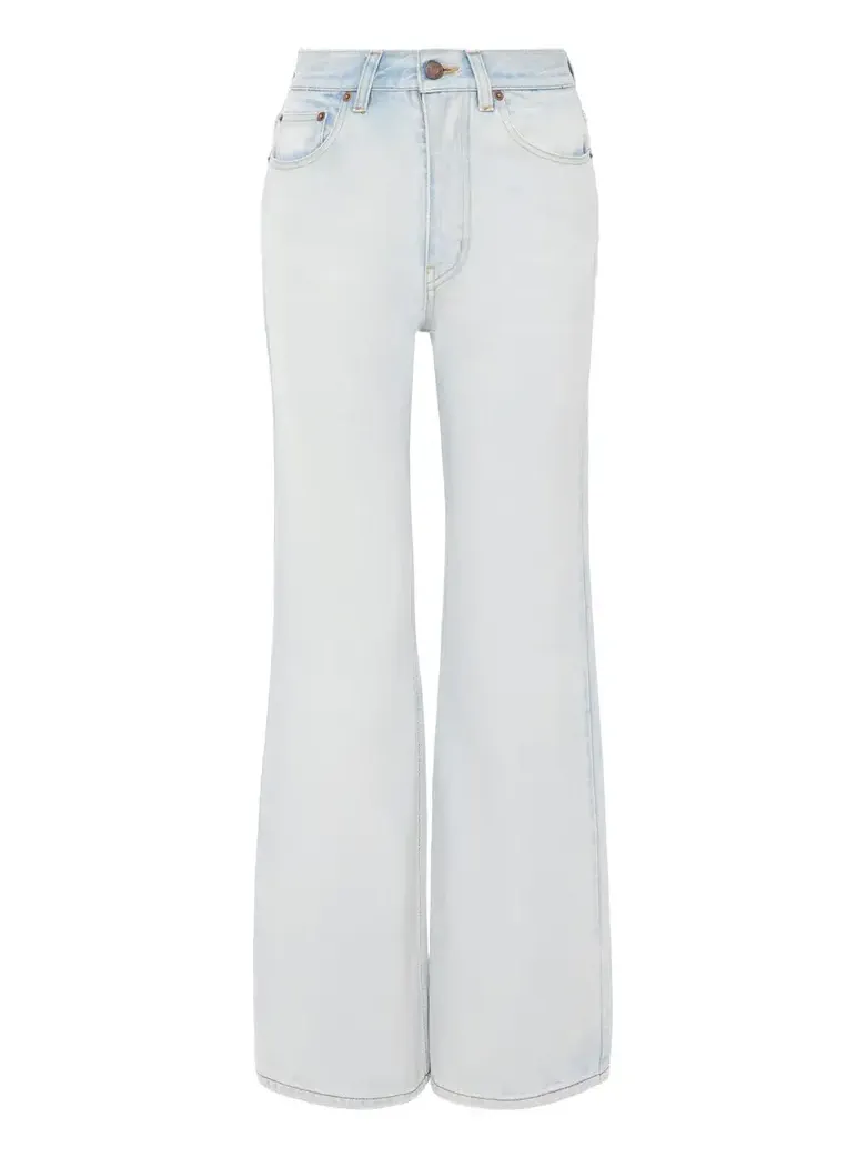 High-rise cropped jeans in denim High-rise cropped jeans in denim