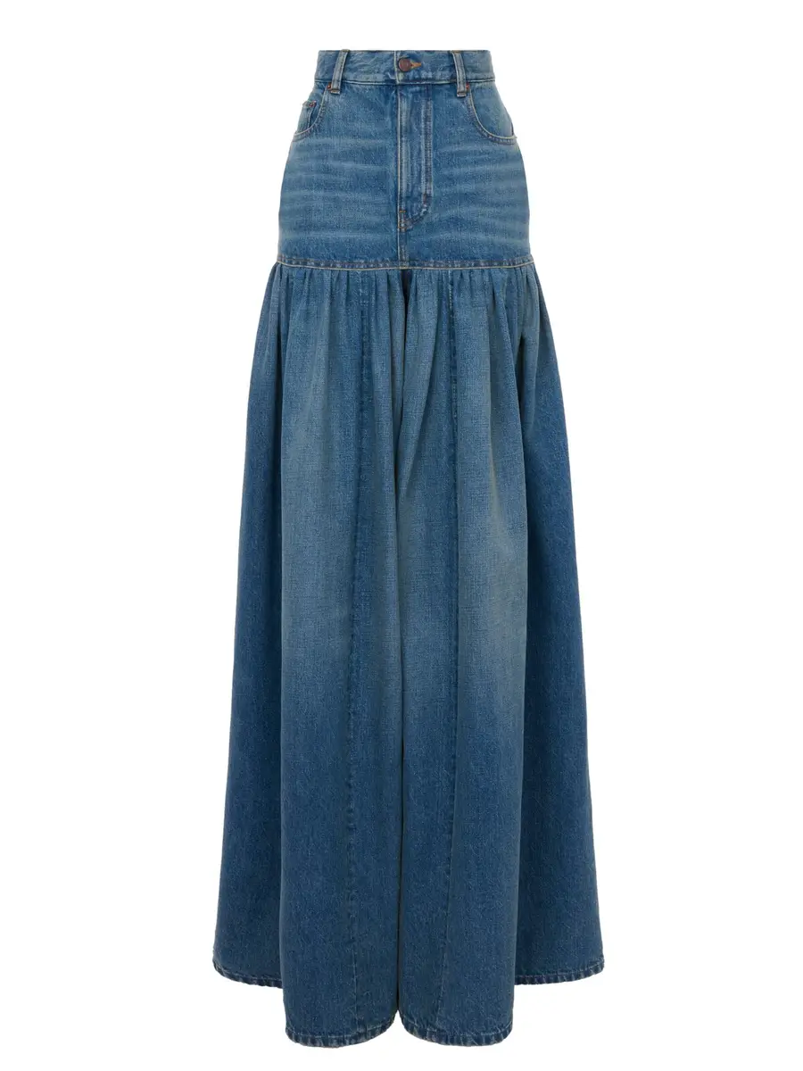 Chloé High-rise balloon jeans in denim | Image 1 Chloé High-rise balloon jeans in denim | Image 1