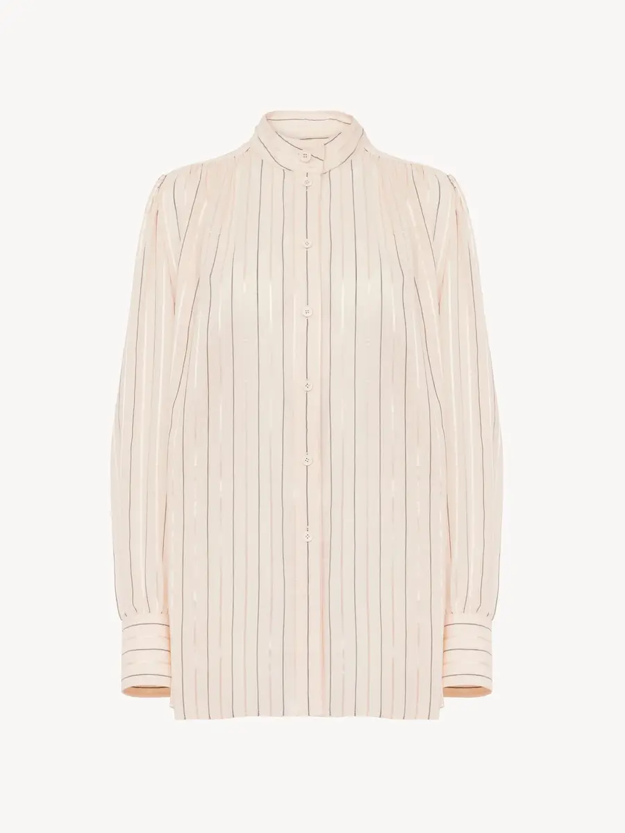 Chloé Gathered blouse in cotton & silk poplin | Thumbnail 2 Chloé Gathered blouse in cotton & silk poplin | Thumbnail 2