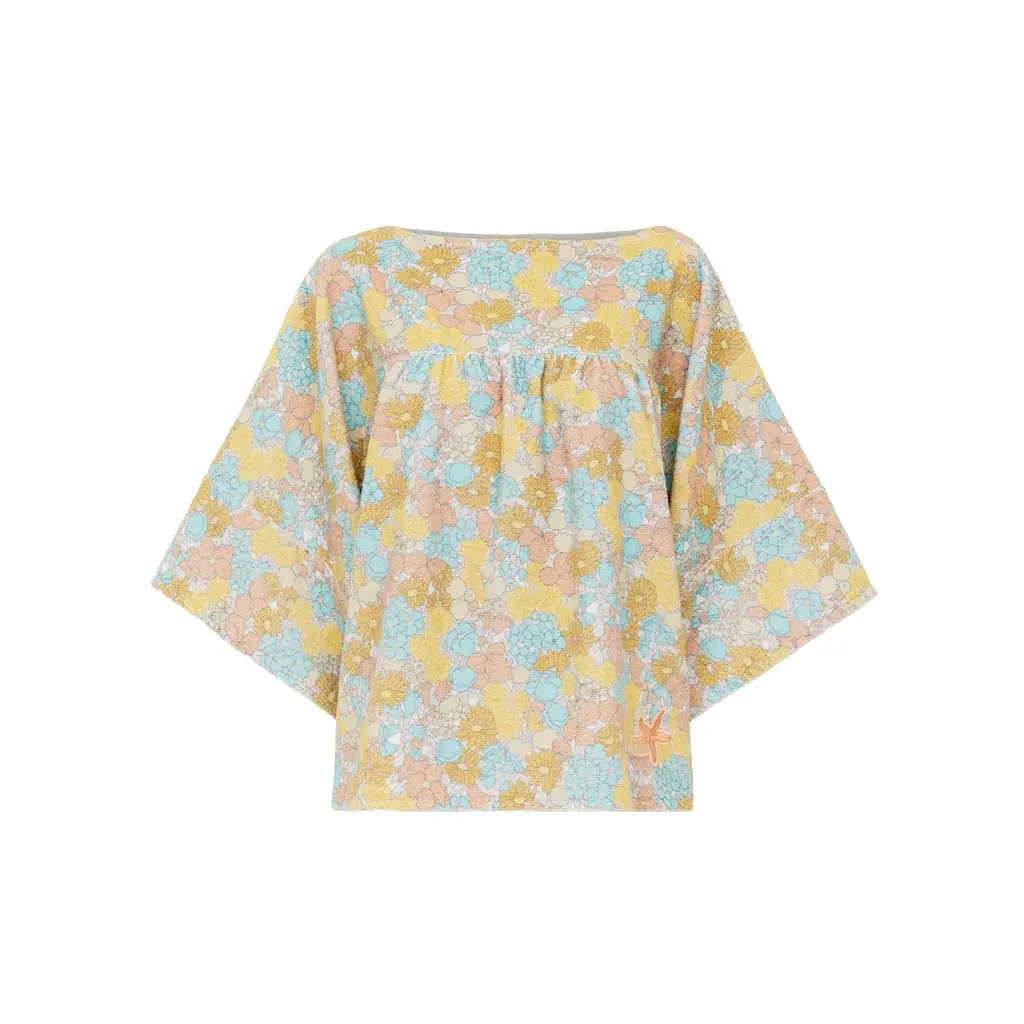 Chloé Short-sleeve top in cotton toweling | Image 1 Chloé Short-sleeve top in cotton toweling | Image 1