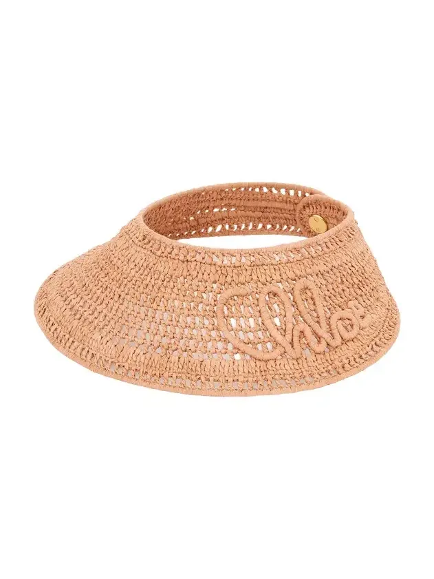 Chloé The Chloé Raffia visor