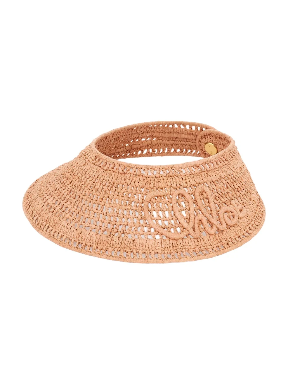The Chloé Raffia visor The Chloé Raffia visor