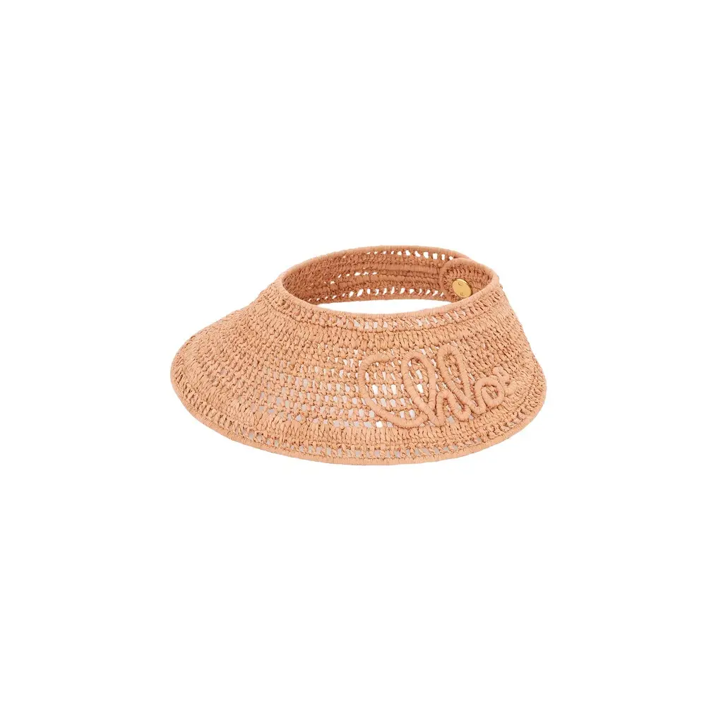 Chloé The Chloé Raffia visor | Image 1 Chloé The Chloé Raffia visor | Image 1