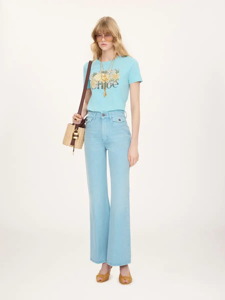 Chloé Baby fit logo T-shirt in cotton jersey | Thumbnail 3 Chloé Baby fit logo T-shirt in cotton jersey | Thumbnail 3