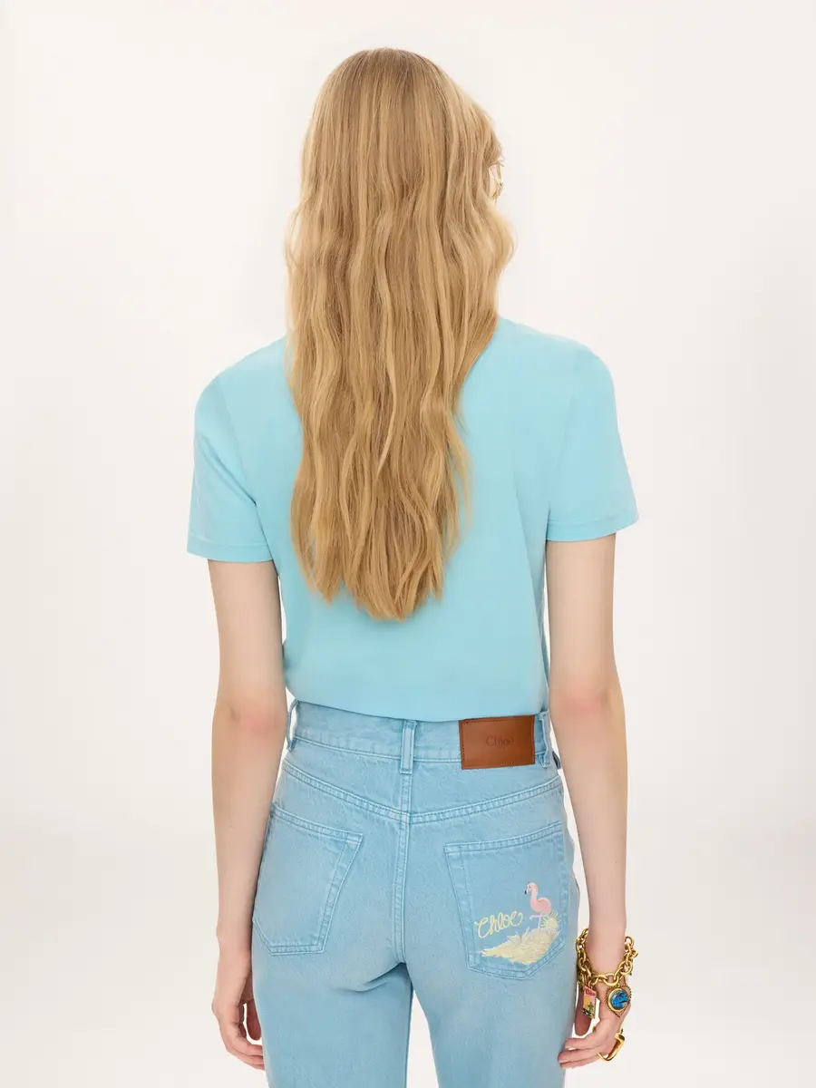 Chloé Baby fit logo T-shirt in cotton jersey | Thumbnail 5 Chloé Baby fit logo T-shirt in cotton jersey | Thumbnail 5