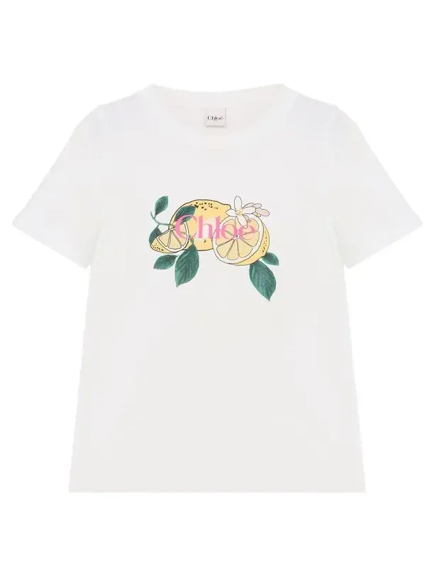 Crew-neck logo T-shirt in cotton jersey Crew-neck logo T-shirt in cotton jersey