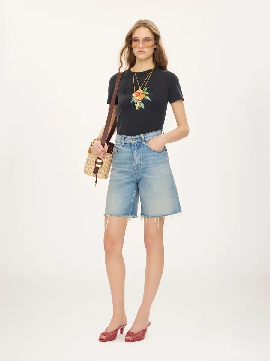 Chloé Baby fit logo T-shirt in cotton jersey | Thumbnail 3 Chloé Baby fit logo T-shirt in cotton jersey | Thumbnail 3