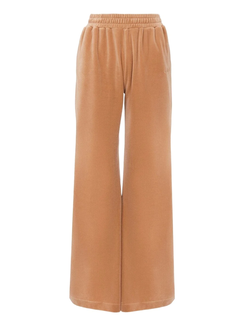 Wide-leg tracksuit pants in velvet Wide-leg tracksuit pants in velvet