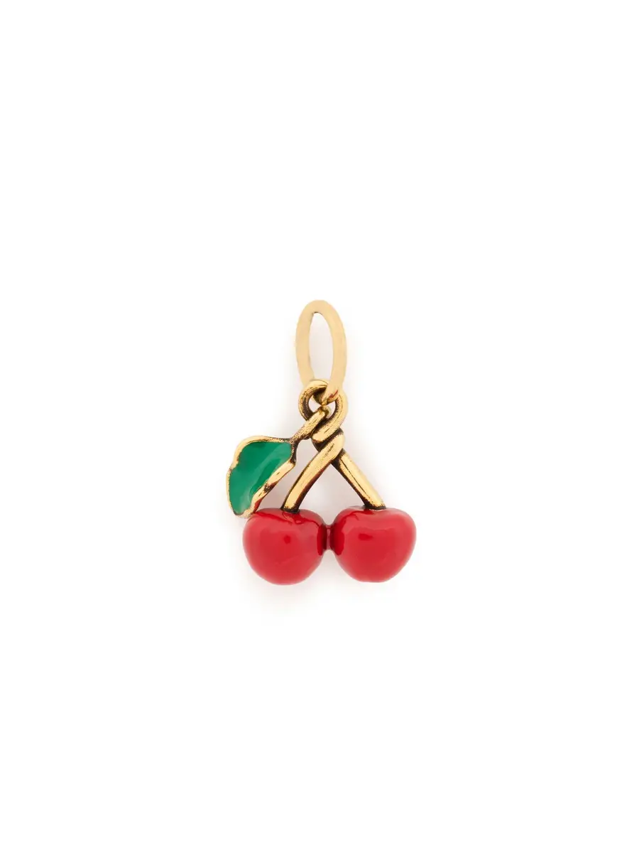 Chloé Cherry charm in brass | Thumbnail 2