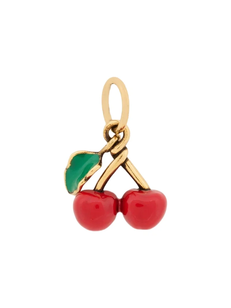 Cherry charm in brass Cherry charm in brass