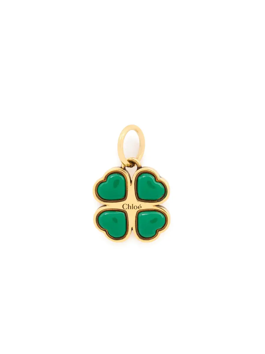 Chloé Clover charm in brass | Thumbnail 2 Chloé Clover charm in brass | Thumbnail 2