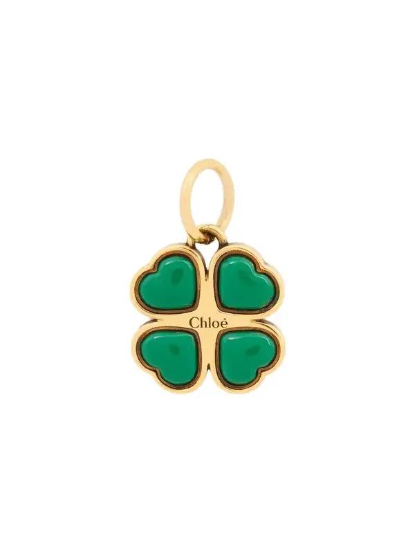 Clover charm in brass Clover charm in brass