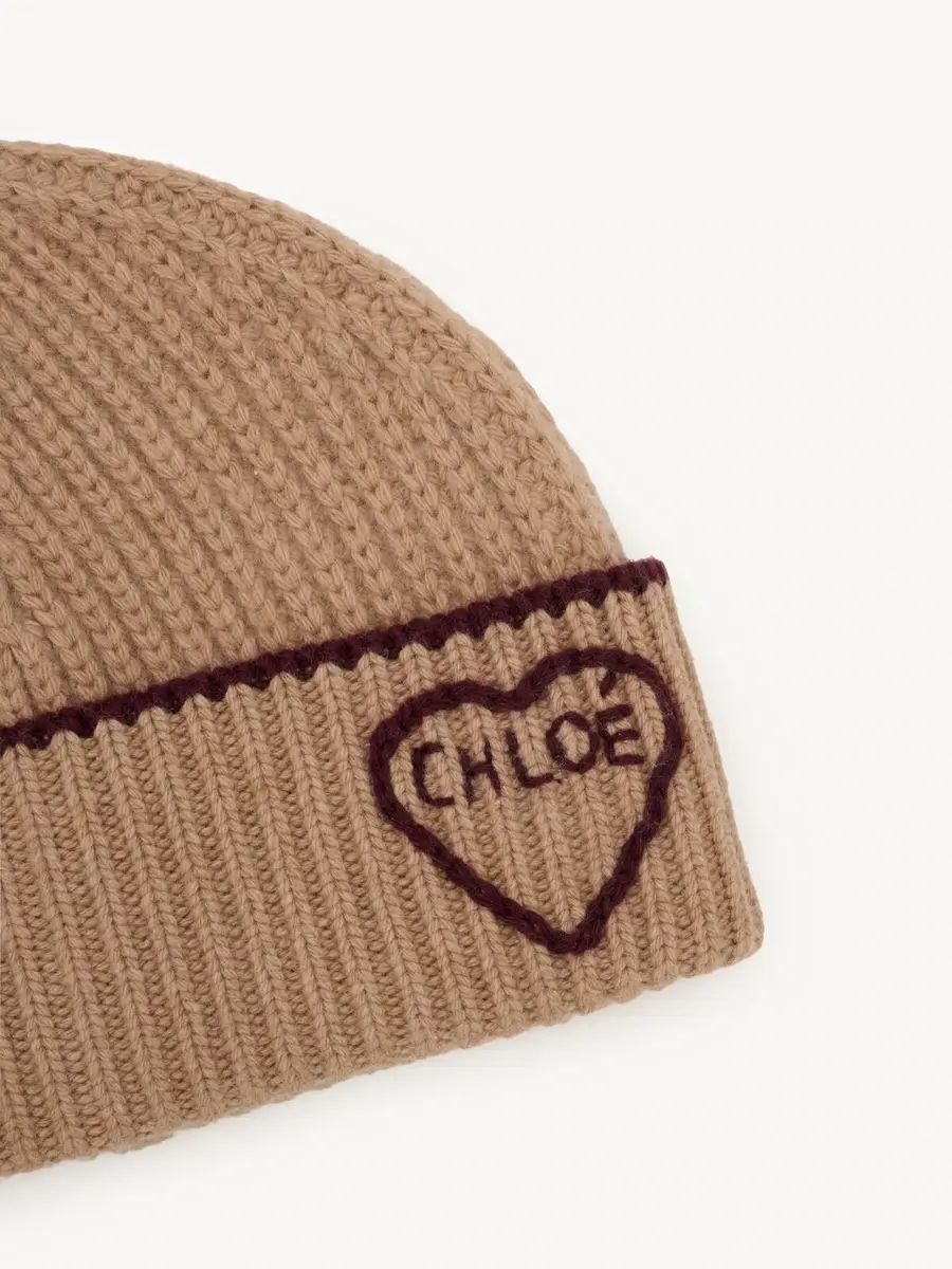 Chloé The Chloé Encoeur beanie in wool & cashmere | Thumbnail 3 Chloé The Chloé Encoeur beanie in wool & cashmere | Thumbnail 3