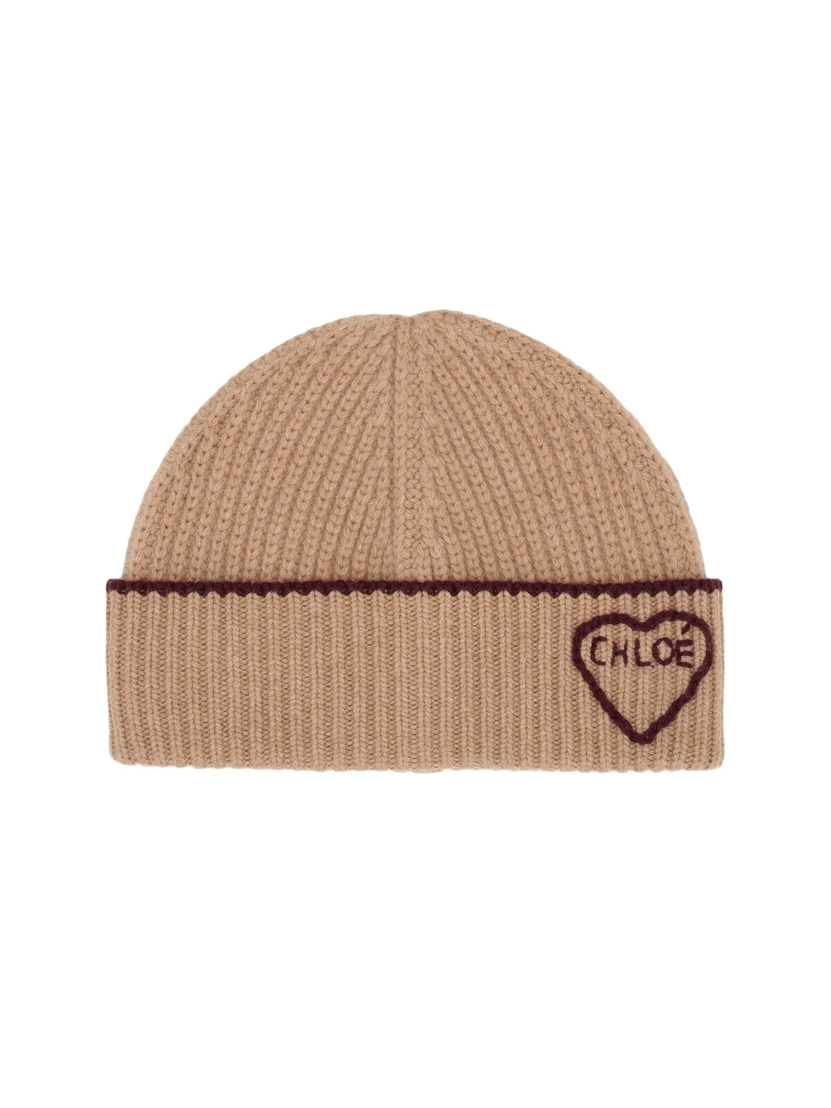 The Chloé Encoeur beanie in wool & cashmere The Chloé Encoeur beanie in wool & cashmere