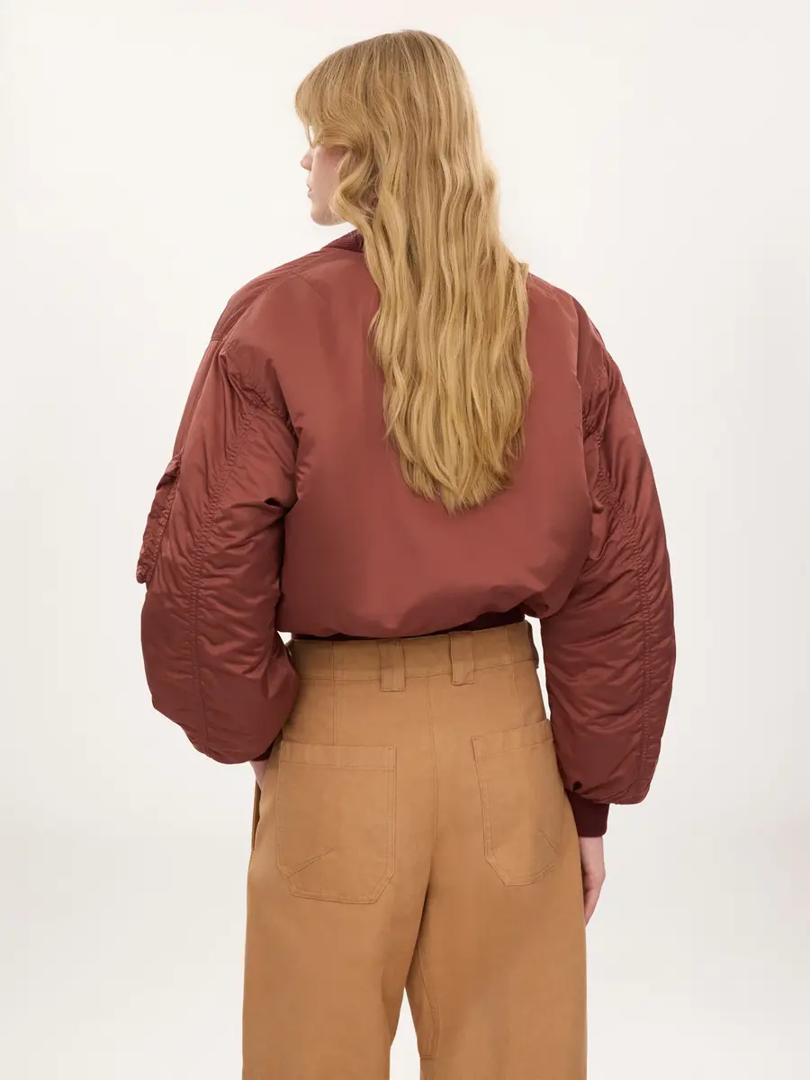 Chloé Bomber jacket in nylon | Thumbnail 5 Chloé Bomber jacket in nylon | Thumbnail 5