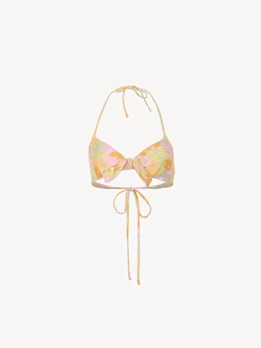 Chloé Sunbleached flower-print bikini top | Thumbnail 2 Chloé Sunbleached flower-print bikini top | Thumbnail 2