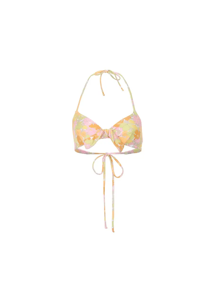 Chloé Sunbleached flower-print bikini top | Image 1 Chloé Sunbleached flower-print bikini top | Image 1