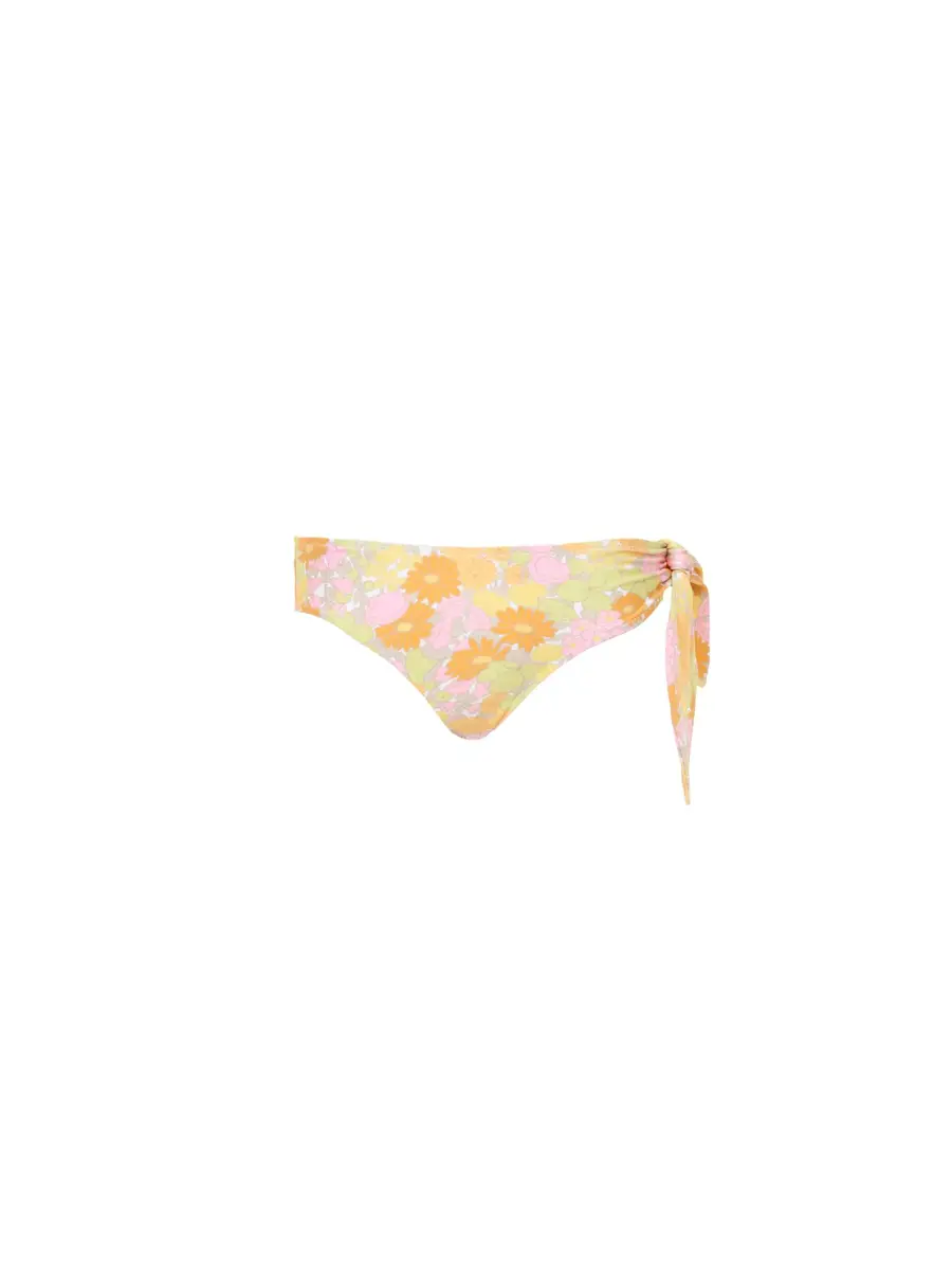 Sunbleached flower-print bikini bottoms