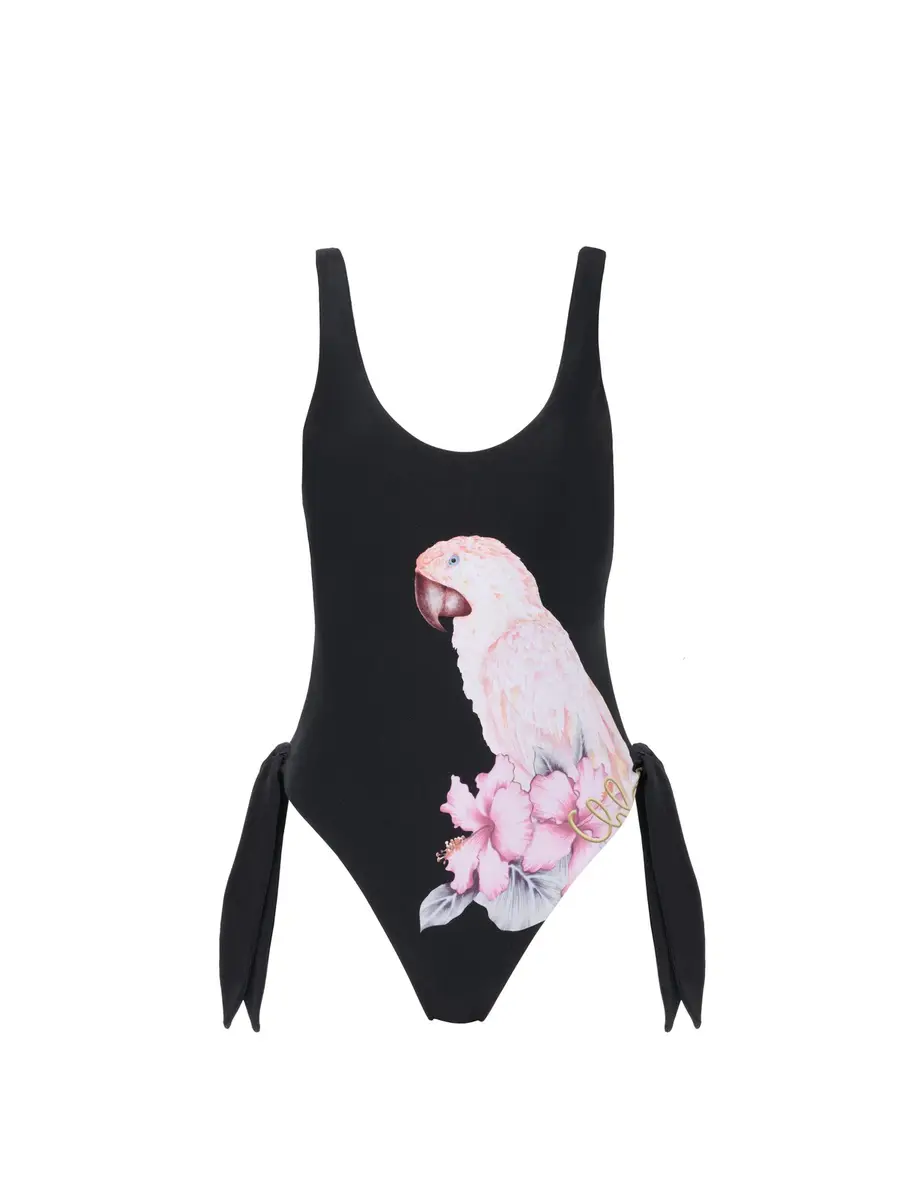 Cut-out one-piece swimsuit Cut-out one-piece swimsuit