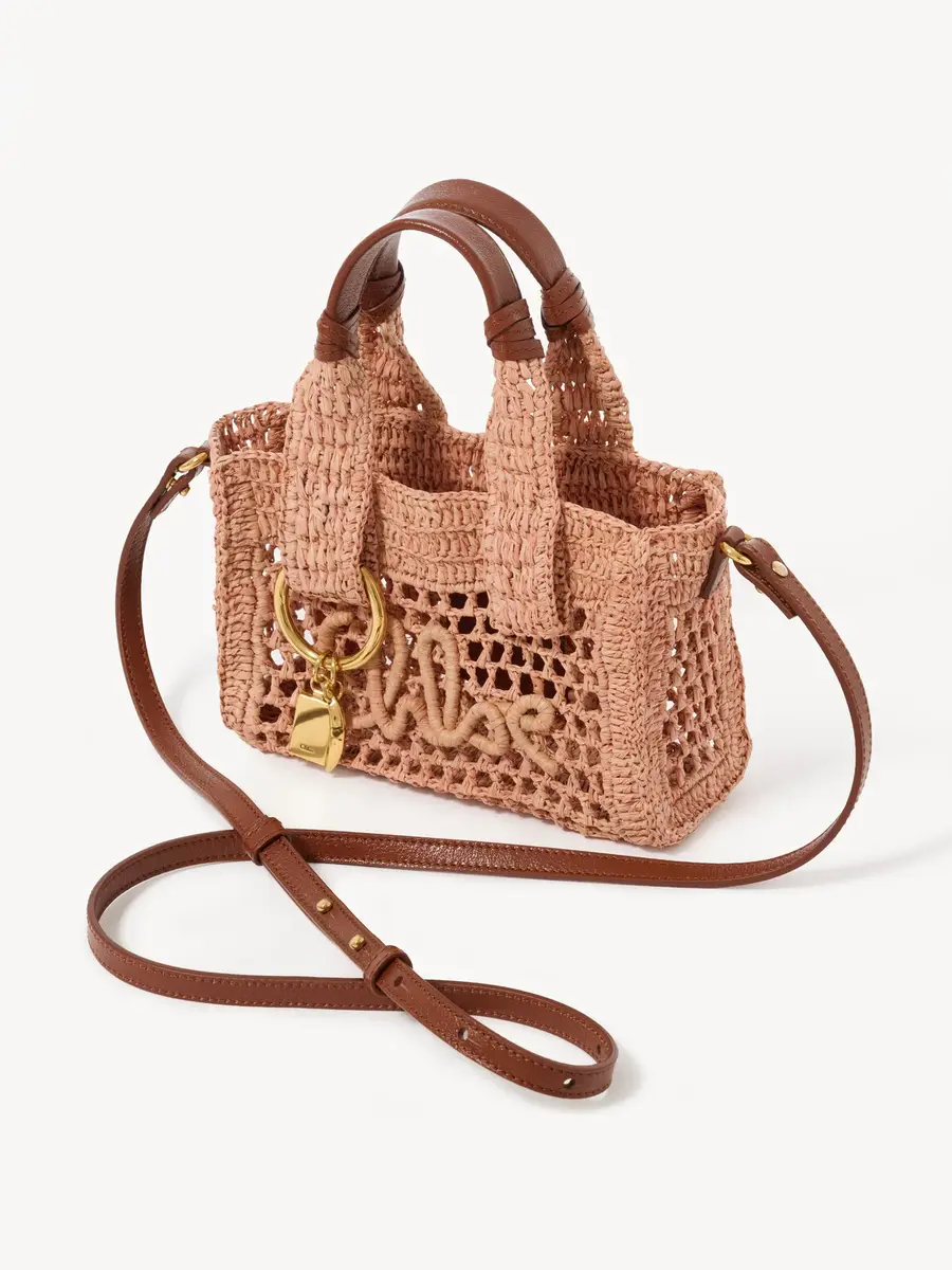 Chloé Mini Summer Banana east-west tote bag in raffia | Thumbnail 3 Chloé Mini Summer Banana east-west tote bag in raffia | Thumbnail 3