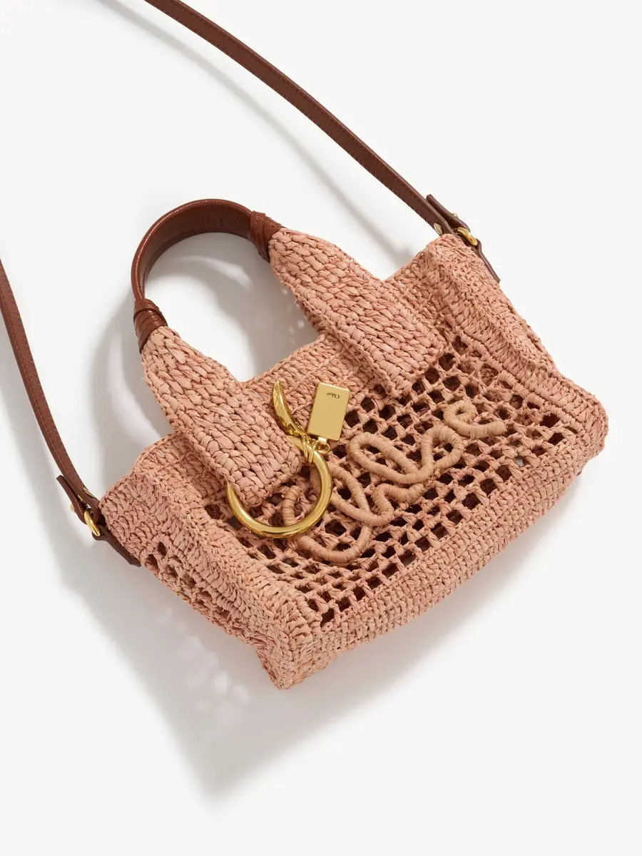Chloé Mini Summer Banana east-west tote bag in raffia | Thumbnail 6 Chloé Mini Summer Banana east-west tote bag in raffia | Thumbnail 6