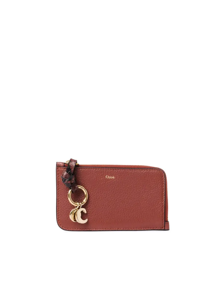 Chloé Alphabet wallet in grained leather | Image 1 Chloé Alphabet wallet in grained leather | Image 1