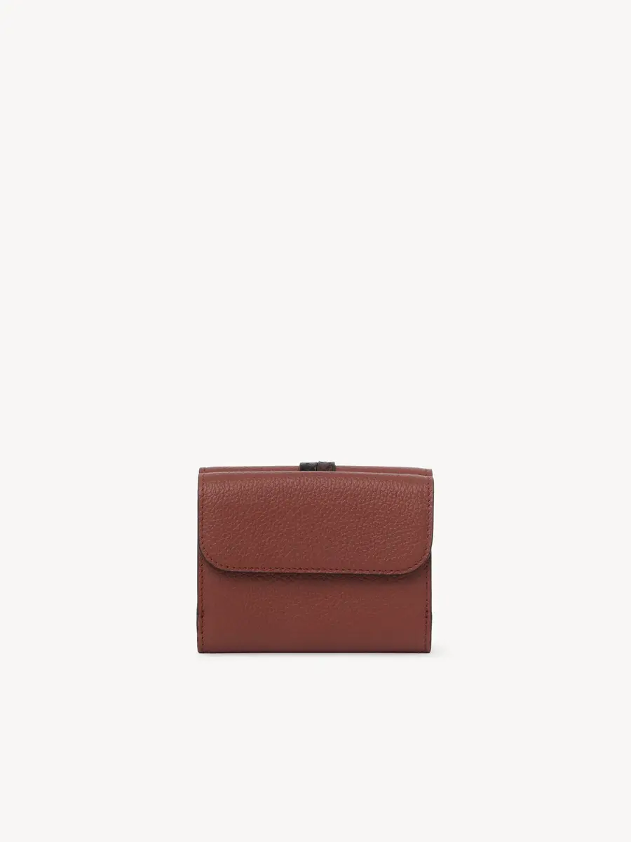 Chloé Small Alphabet tri-fold in grained leather | Thumbnail 4 Chloé Small Alphabet tri-fold in grained leather | Thumbnail 4