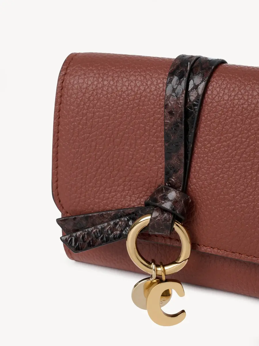 Chloé Small Alphabet tri-fold in grained leather | Thumbnail 6 Chloé Small Alphabet tri-fold in grained leather | Thumbnail 6