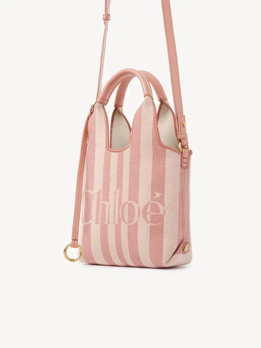 Chloé Mini Chloé Stripy tote bag in jacquard | Thumbnail 4