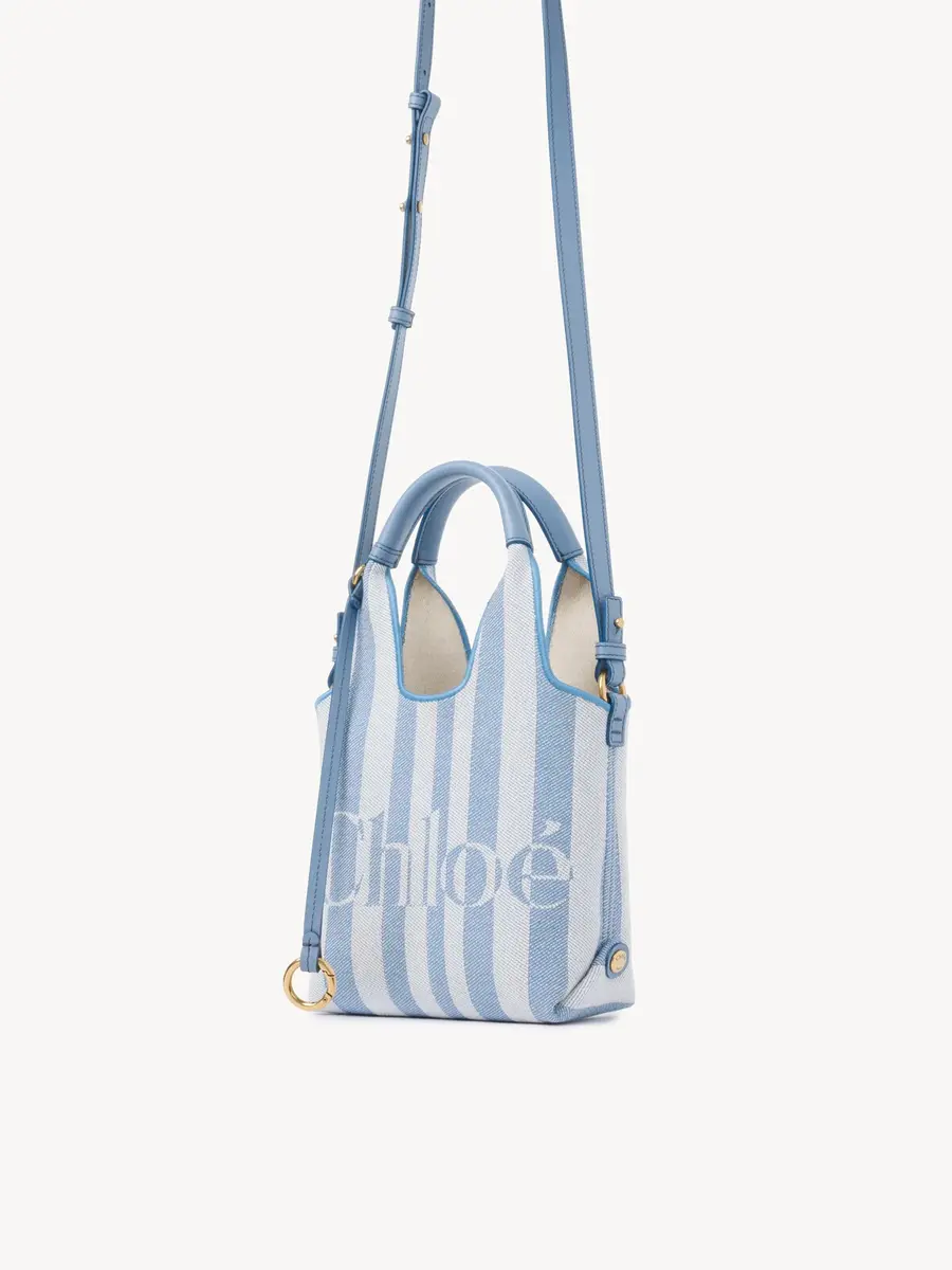 Chloé Mini Chloé Stripy tote bag in jacquard | Thumbnail 4