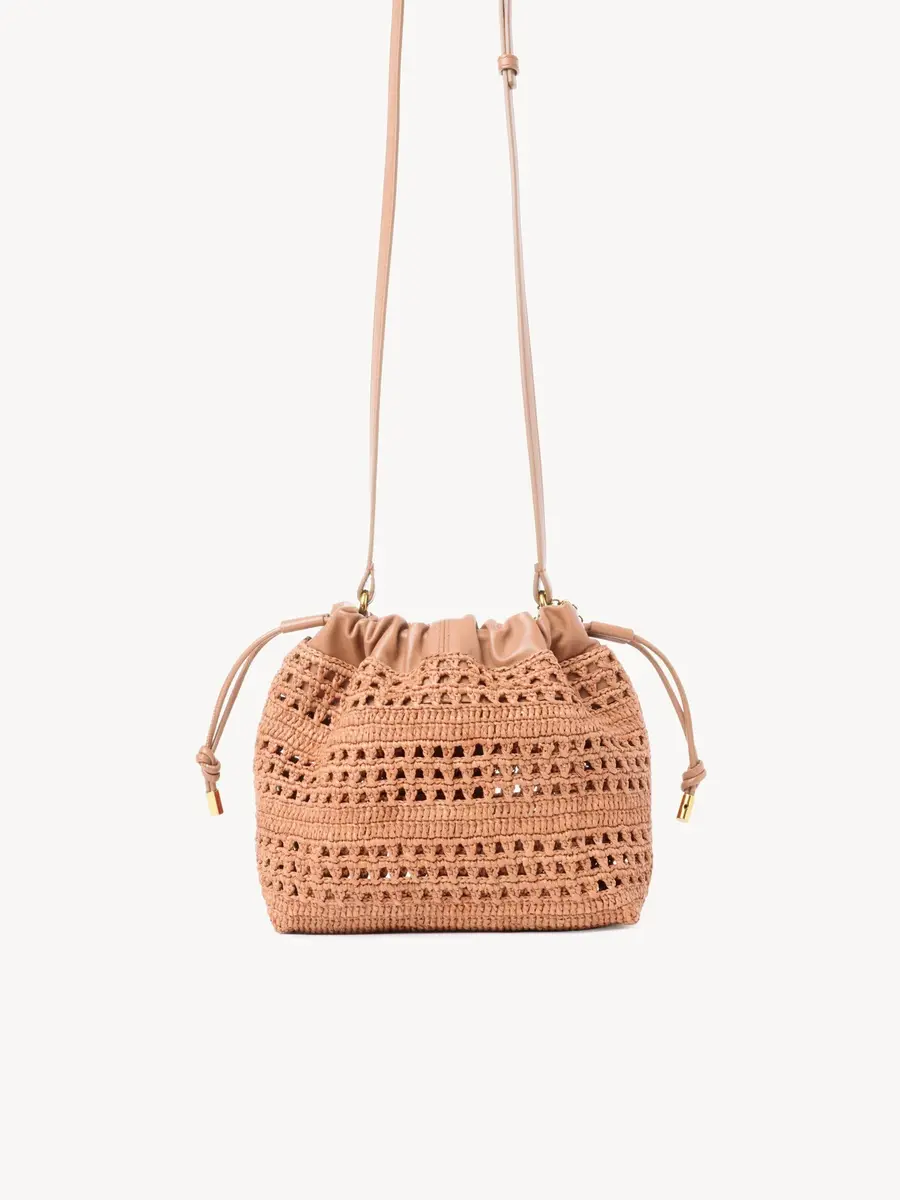 Chloé Mini Summer Banana drawstring shoulder bag in raffia | Thumbnail 5 Chloé Mini Summer Banana drawstring shoulder bag in raffia | Thumbnail 5