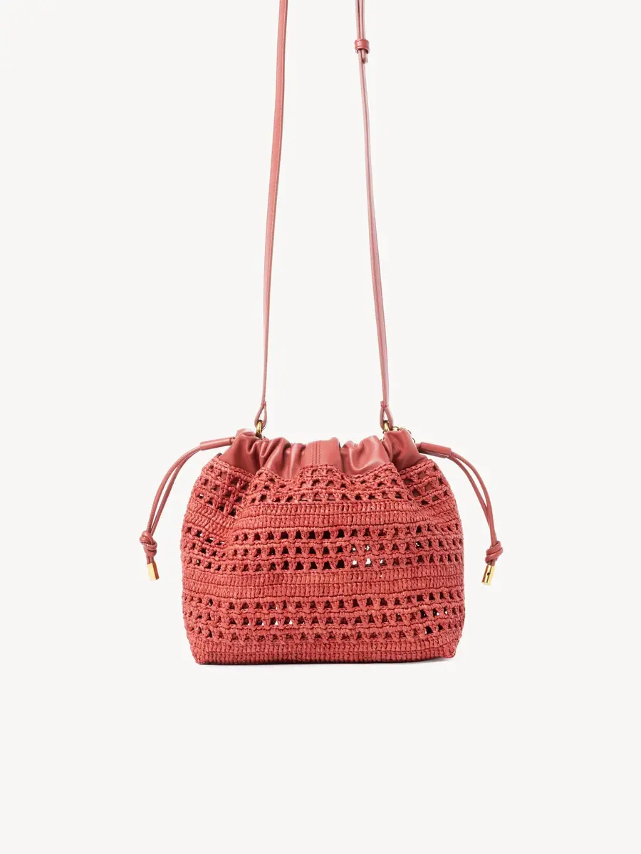 Chloé Mini Summer Banana drawstring shoulder bag in raffia | Thumbnail 5 Chloé Mini Summer Banana drawstring shoulder bag in raffia | Thumbnail 5