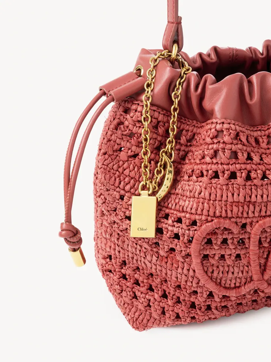 Chloé Mini Summer Banana drawstring shoulder bag in raffia | Thumbnail 7 Chloé Mini Summer Banana drawstring shoulder bag in raffia | Thumbnail 7