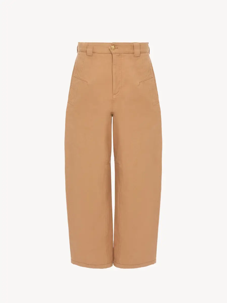 Chloé Barrel pants in cotton canvas | Thumbnail 2 Chloé Barrel pants in cotton canvas | Thumbnail 2