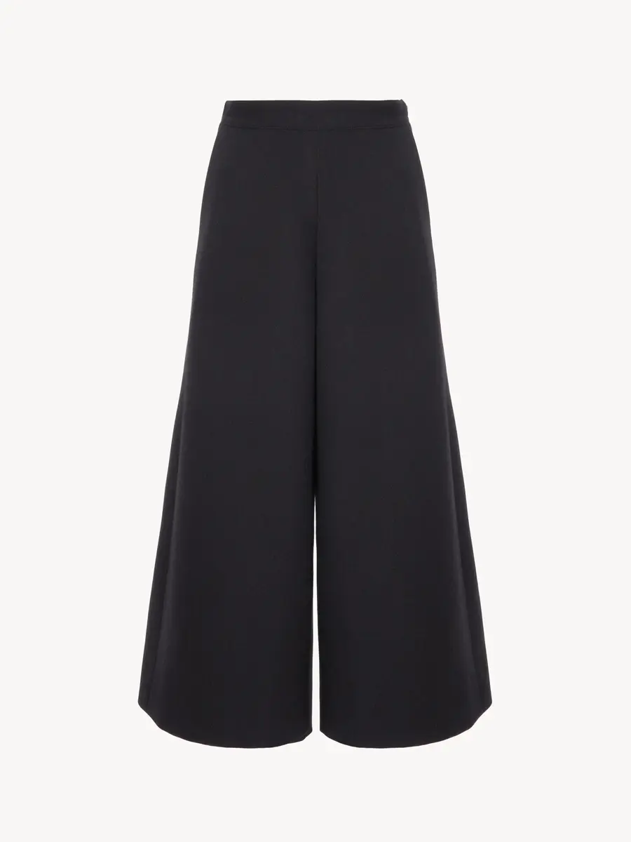 Chloé Wide-leg tailored pants in wool crêpe | Thumbnail 2 Chloé Wide-leg tailored pants in wool crêpe | Thumbnail 2