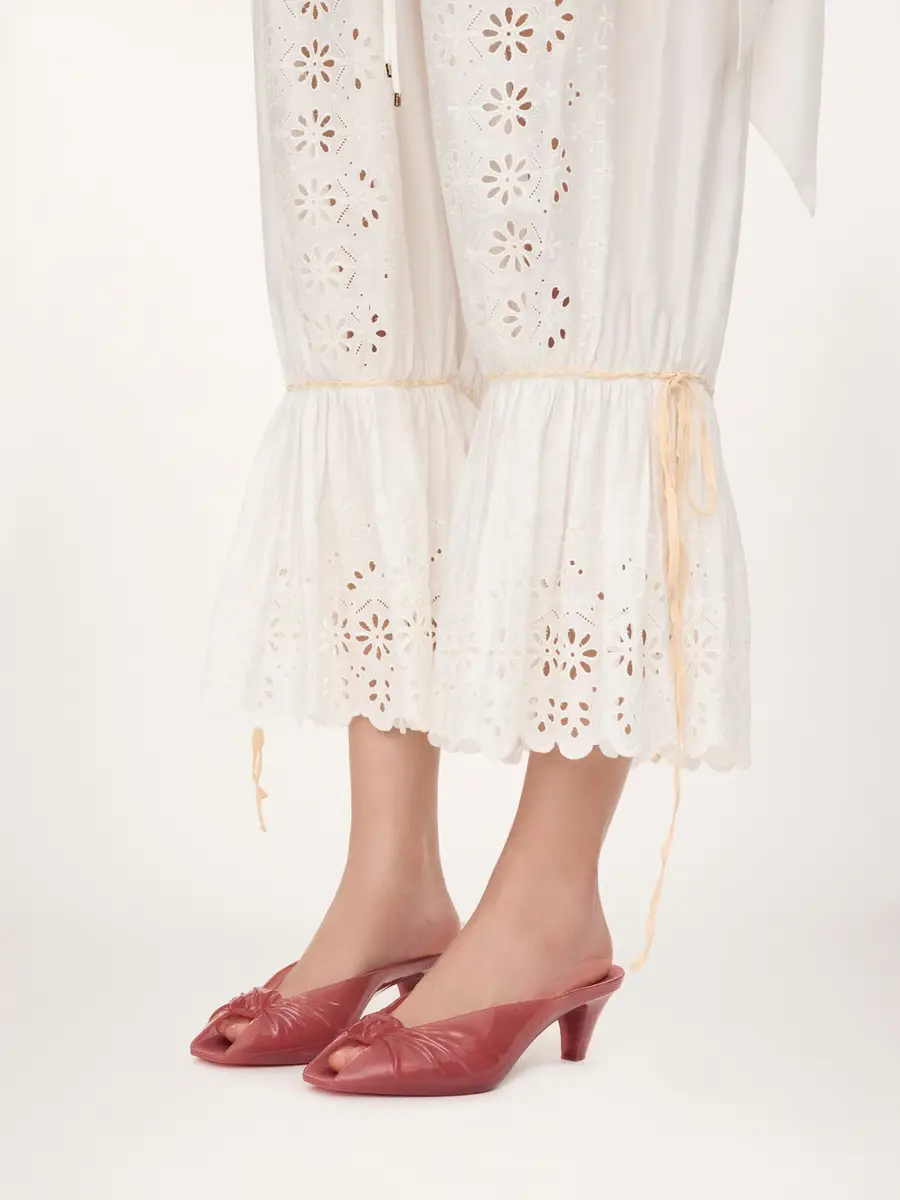 Chloé Fluid drawstring pants in soft cotton | Thumbnail 6 Chloé Fluid drawstring pants in soft cotton | Thumbnail 6